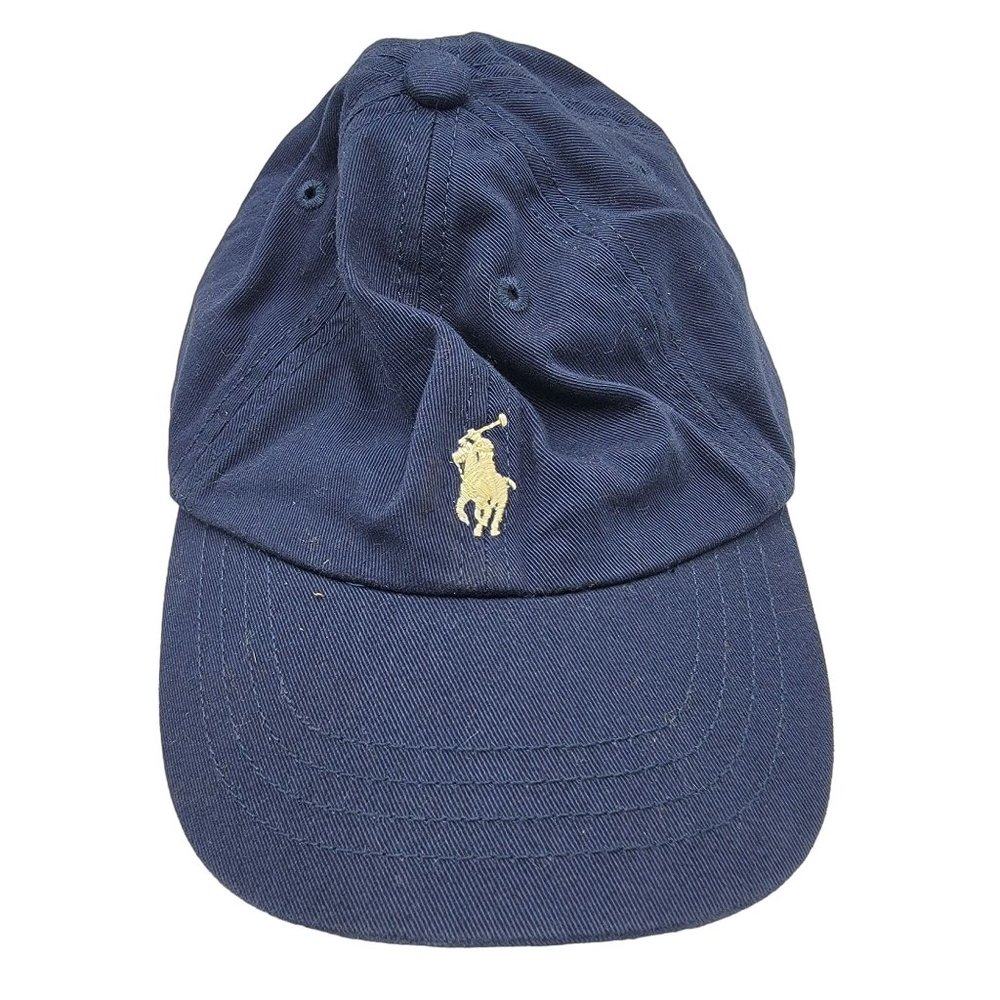 Polo Ralph Lauren Unisex little kids’ Cap Blue Navy White Pony Logo